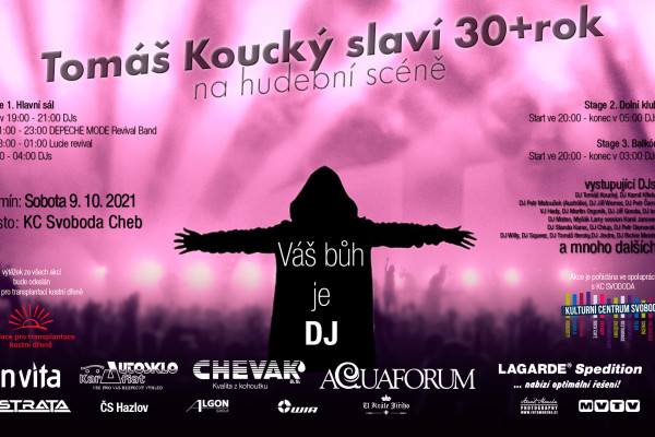 Tomáš Koucký slaví 30 let na hudební scéně -  akce přeložena na 9. října 2021