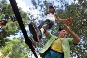 výuka na slackline 