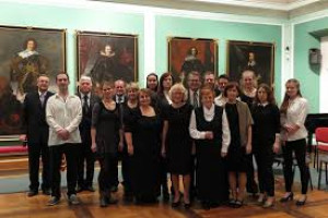 Peškův komorní orchestr a smíšený sbor Špalíček pod vedením E. Kůrkové
